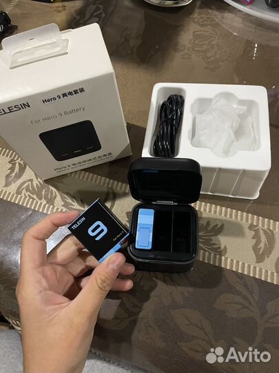 Telesin зарядное устройство GoPro Hero9/Hero10