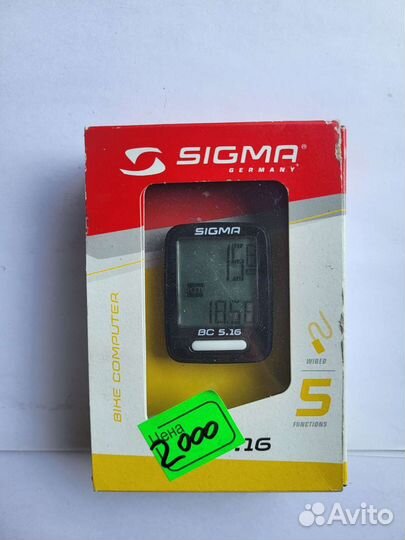 Велокомпьютер sigma