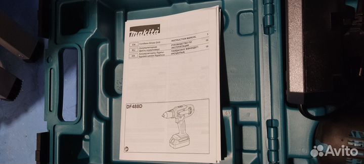 Дрель Шуруповерт Makita DF488DWE