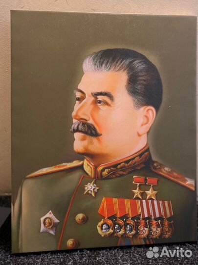 Портрет Сталина 40х50