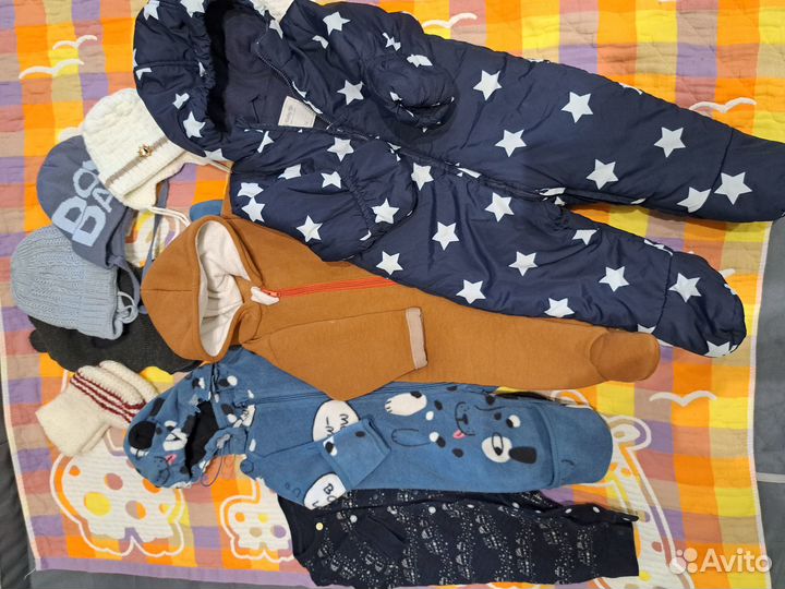 Детские вещи пакетом от 0 до года