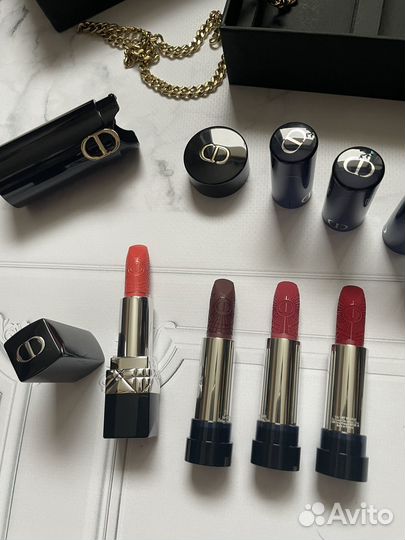 Dior набор помад в клатче