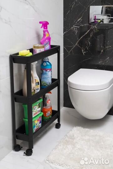 Этажерка на колесиках