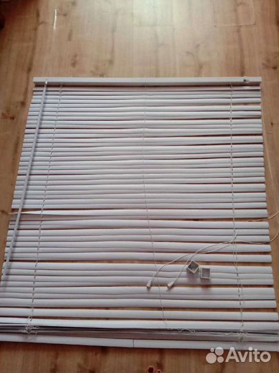 Жалюзи белые ширина 1 м
