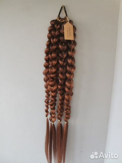 Афрокосички косы на резинки, канеколон