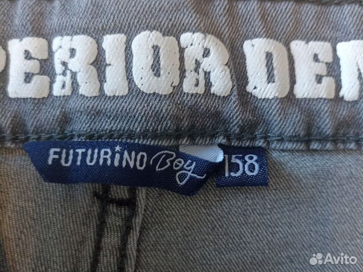 Джинсы серые 158