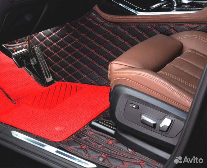 3D Коврики Range Rover Салон Багажник из Экокожи