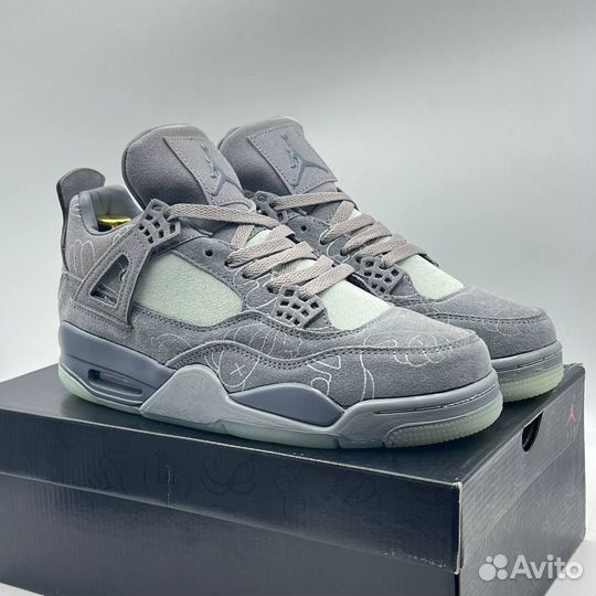 Кроссовки мужские Nike Air Jordan 4 Retro Kaws Gre