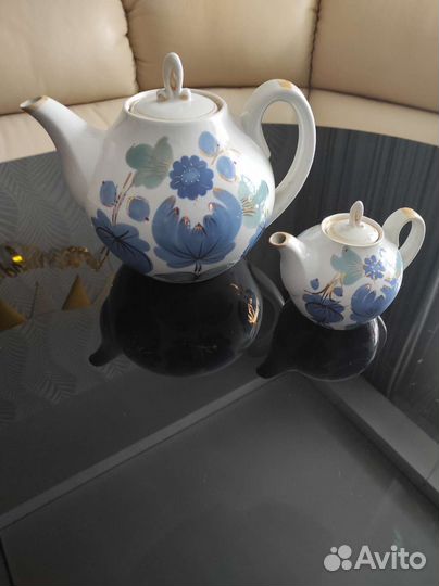 Чайники заварочные и сахарница новые