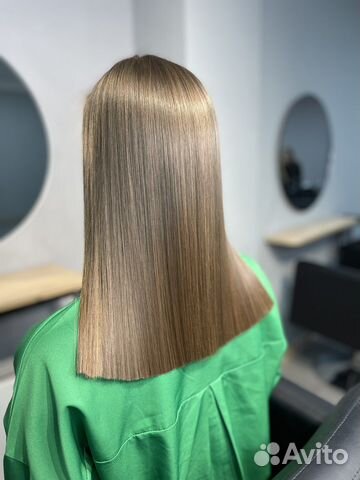 Кератиновое выпрямление волос