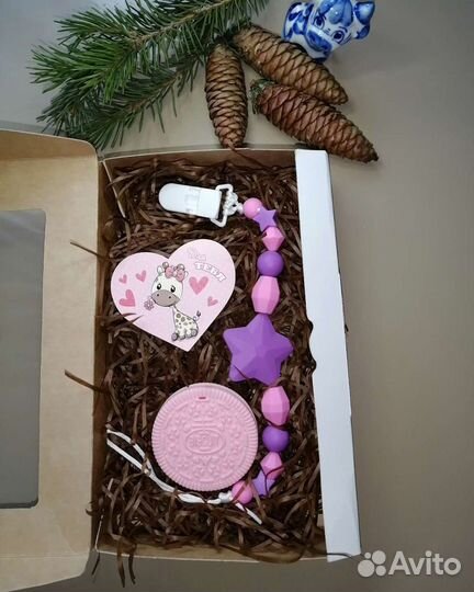 Держатель для соски с грызунком