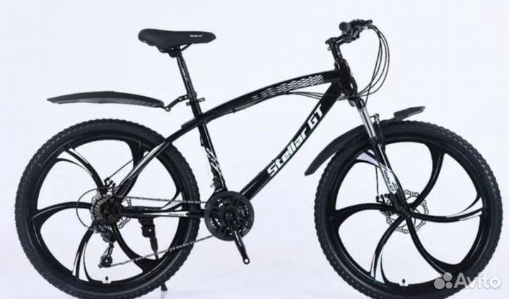 Велосипед на литых дисках