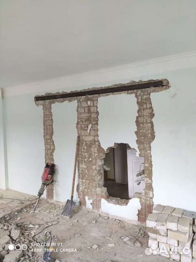 Демонтаж/перепланировка. Работаем без посредников