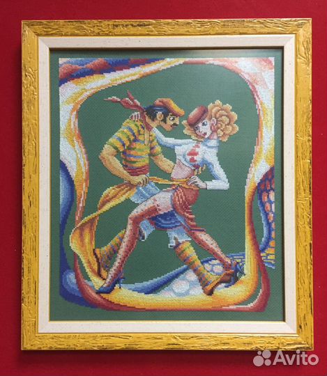 Набор для вышивания Танец Dance нитки Cross Stitch