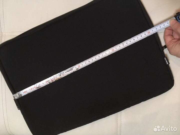 Чехол папка для ноутбука 15-16 дюйм чёрный