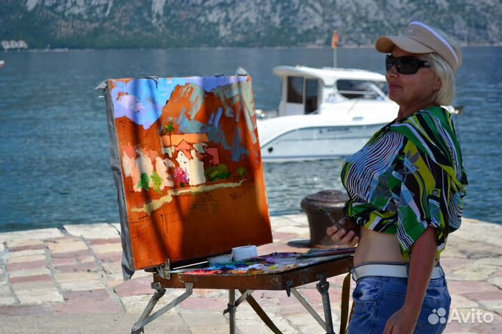 242 Прогулочные лодки Балаклавы кисти А.Давыдченко