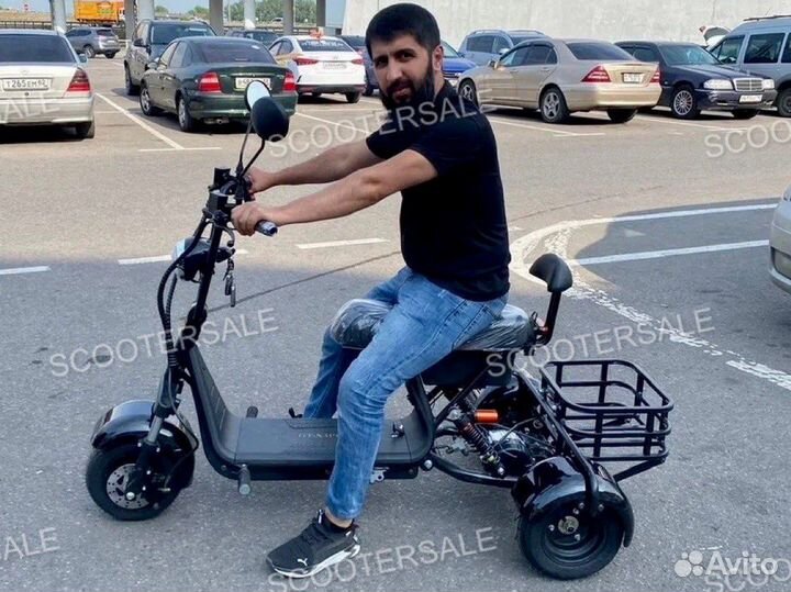 Электроскутер Citycoco X3 Trike