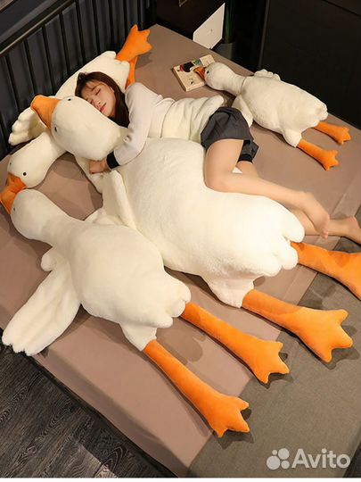 Гусь обнимусь, Утка, Кот батон, плюшевые игрушки