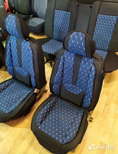 Чехлы на весь салон из Алькантары
