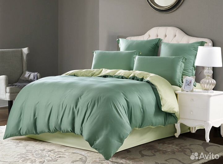 Однотонное постельное бельё премиального уровня