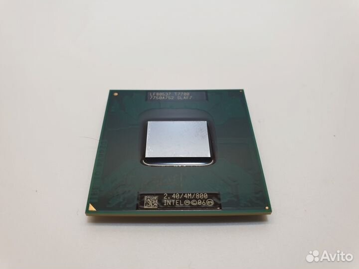 Процессор ноутбука Intel Core 2 Duo T7700, slaf7