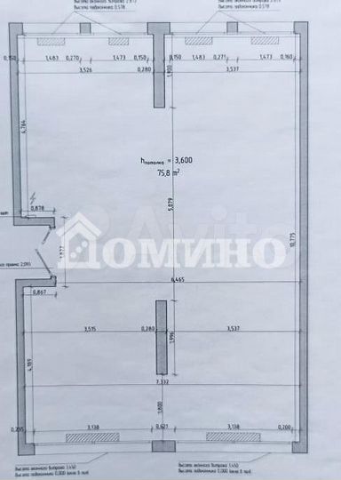 Продам офисное помещение, 75.8 м²