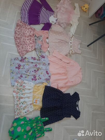 Детские вещи пакетом для девочек до 2 лет