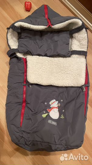 Зимний конверт в коляску