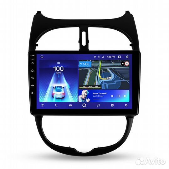 Штатная магнитола для Citroen и Peugeot Android