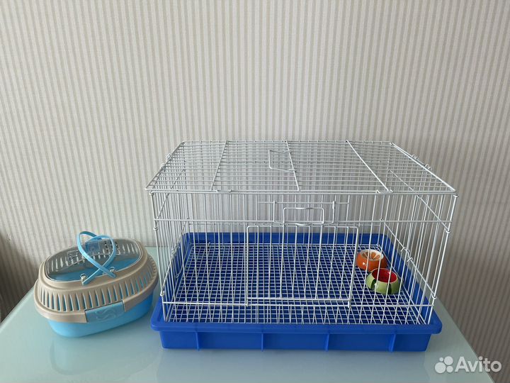 Клетка для грызунов Triol 56х34х37см с переноской