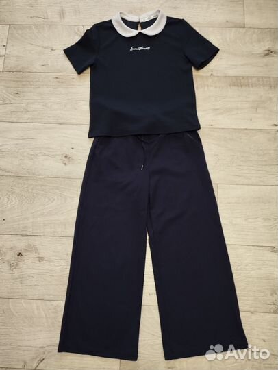 Одежда для школы 140-146 сине-серые цвета