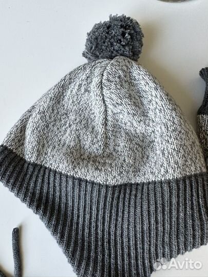 Комплект H&M шапка и варежки