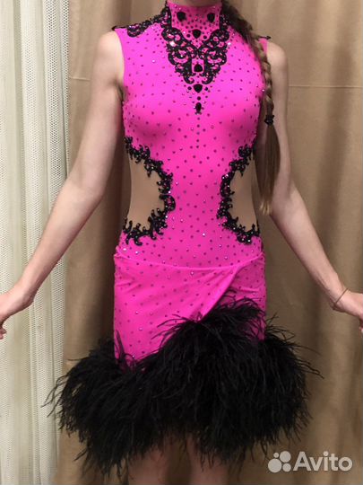 Платье для латиноамериканских танцев ю2