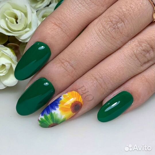 Комбинированный маникюр гель-лак (шеллак)