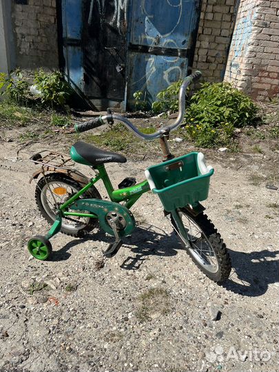 Велосипед самокат и санки