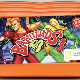 BattleToads & Double Dragon, картридж Dendy 8-бит