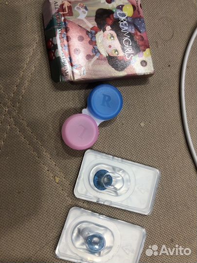 Линзы контактные цветные