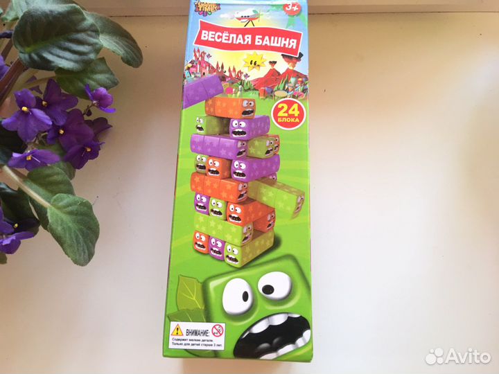 Дженга веселая башня новая игра