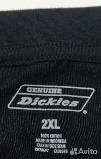 Dickies 2XL оригинал футболка базовая чёрная ориги