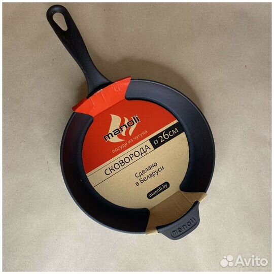 Сковорода чугунная с ручкой16см.20см.22.24см.26см