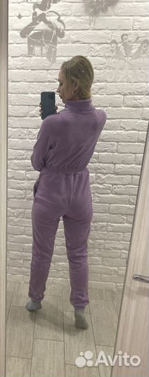 Комбинезон из футера с начесом