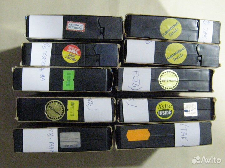 10 видео-кассет, детские мультфильмы, одним лотом