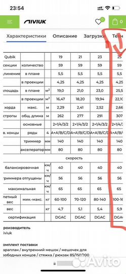 Параплан моторный Niviuk Qubik 25