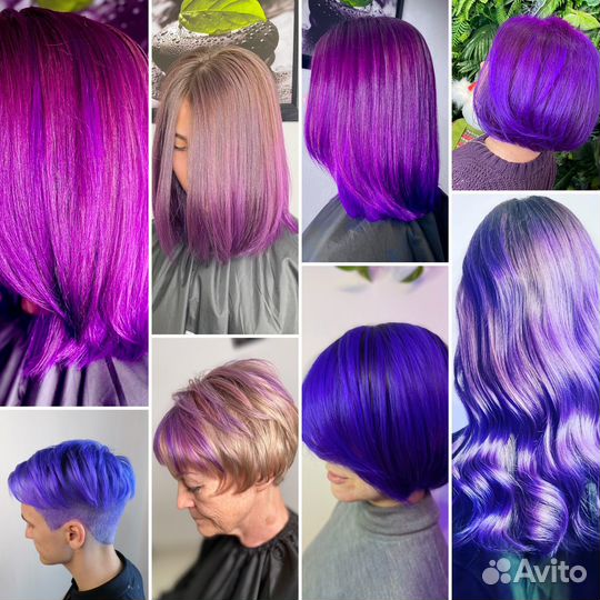 Окрашивание волос, цветное окрашивание