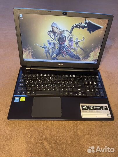 Игровой ноутбук i5 4 ядра 8/256Gb