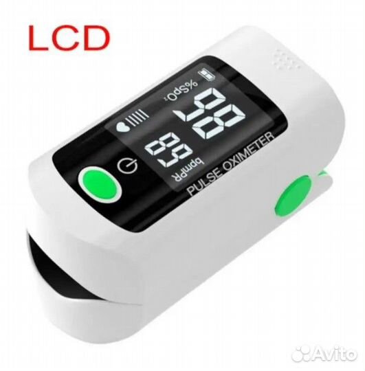 Пульсоксиметр медицинский новый с LED дисплеем