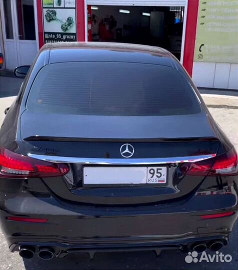 Спойлер на Mercedes w213