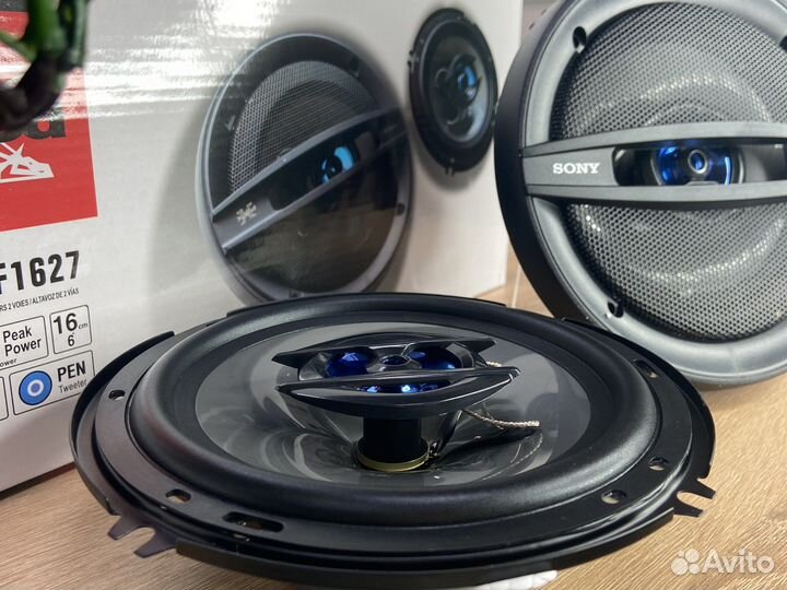 Автомобильные динамики Sony GTF1627 (новые)