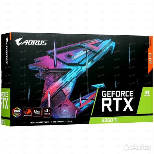 Видеокарта Gigabyte GeForce RTX 3060 Ti Aorus