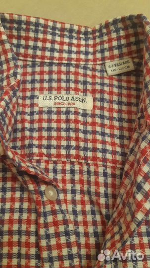 Рубашка для мальчика 116 122 см